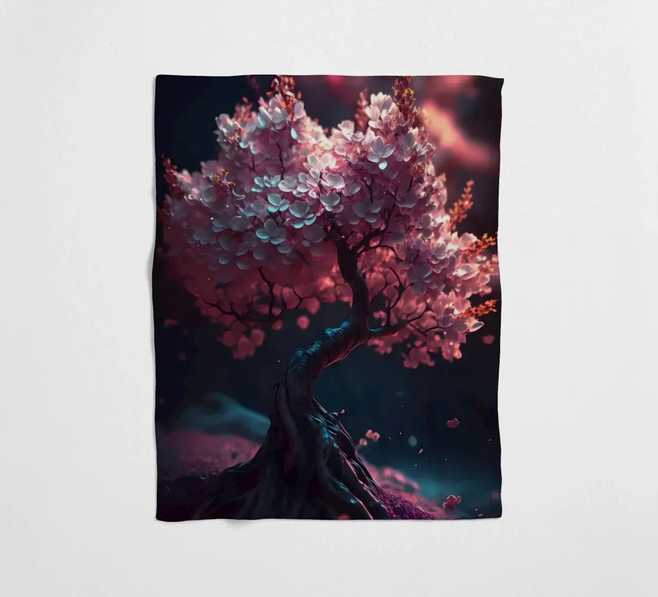 Albero dei ciliegi in fiore coperta in pile da Mikesell