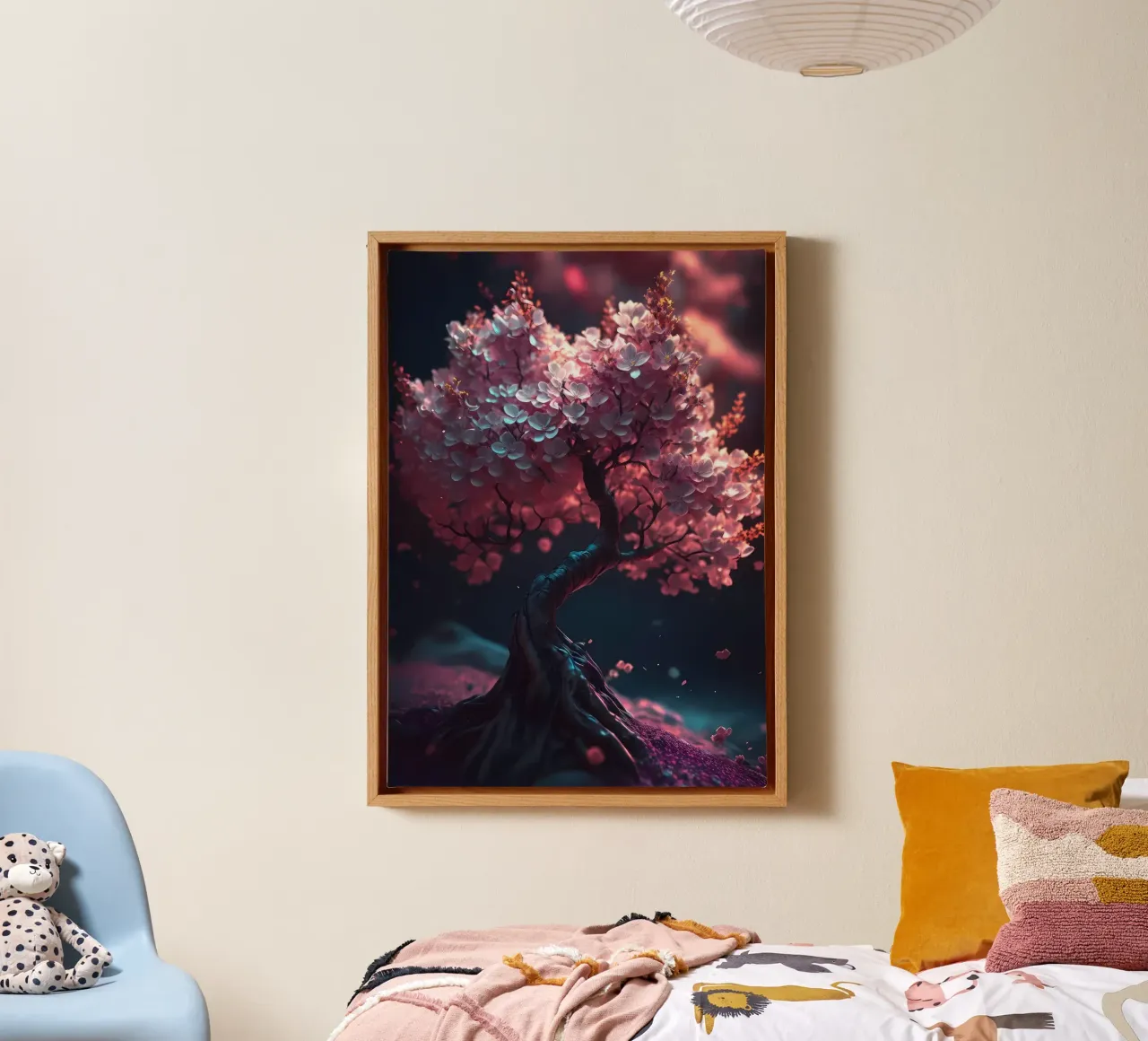 Albero dei ciliegi in fiore tela con Cornice a cassetta da Mikesell