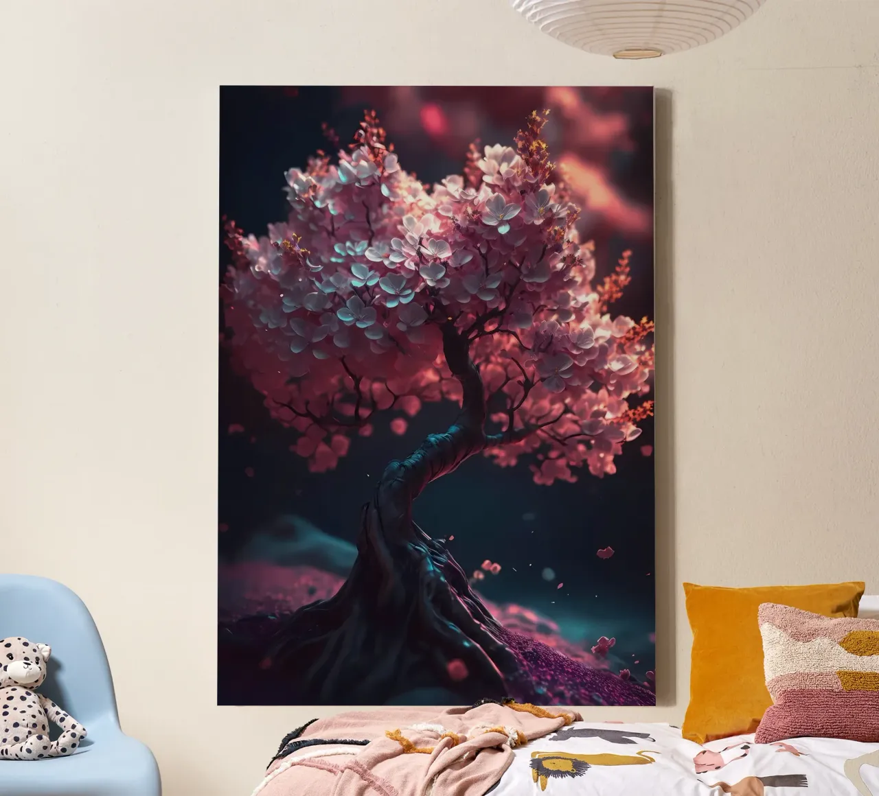 Albero dei ciliegi in fiore tela con Cornice a cassetta da Mikesell