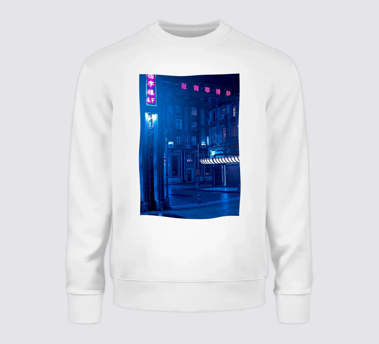 Cyberpunk toon sweatshirt van Delaplane
