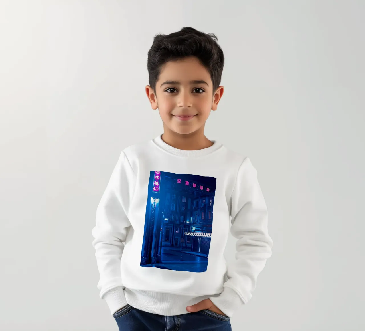 Tono Cyberpunk felpa bambino da Delaplane