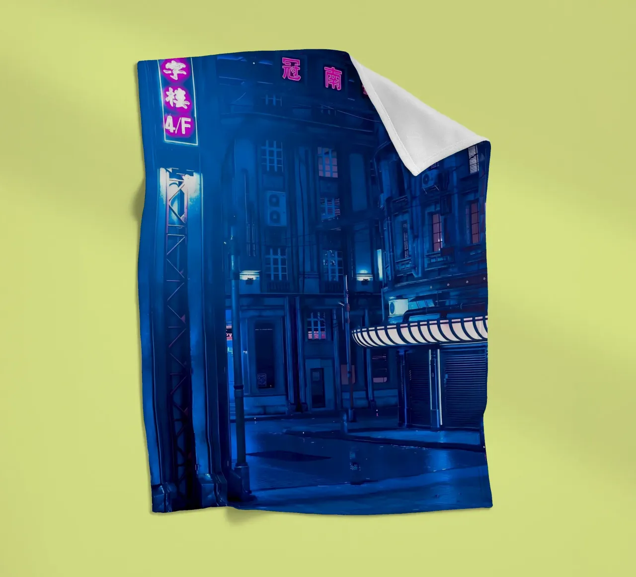 Tono Cyberpunk coperta in pile da Delaplane