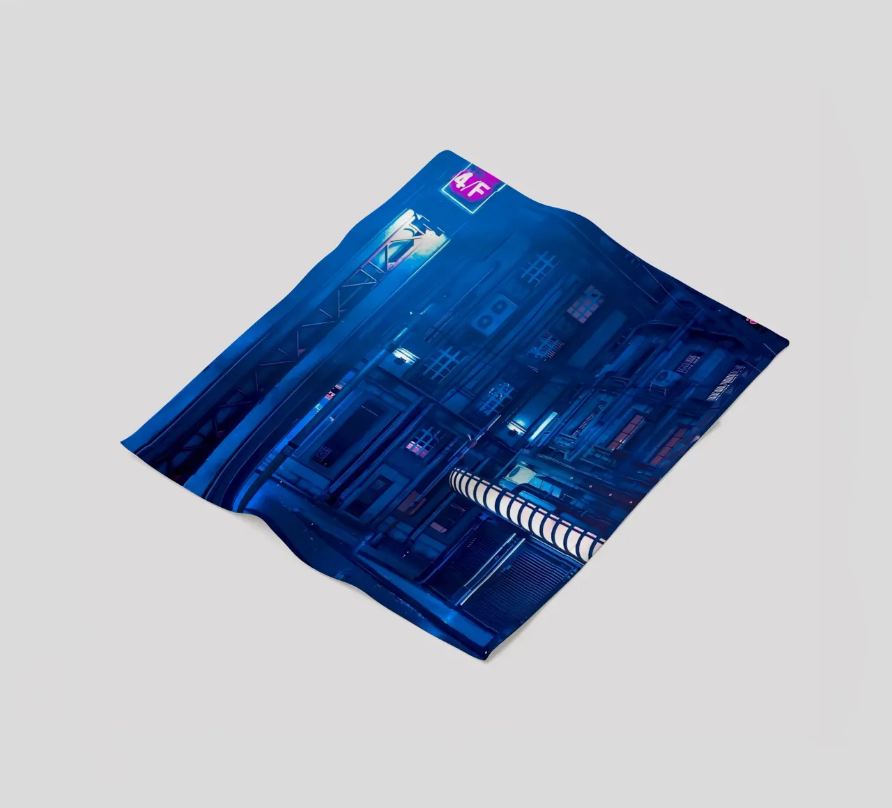 Tono Cyberpunk coperta in pile da Delaplane