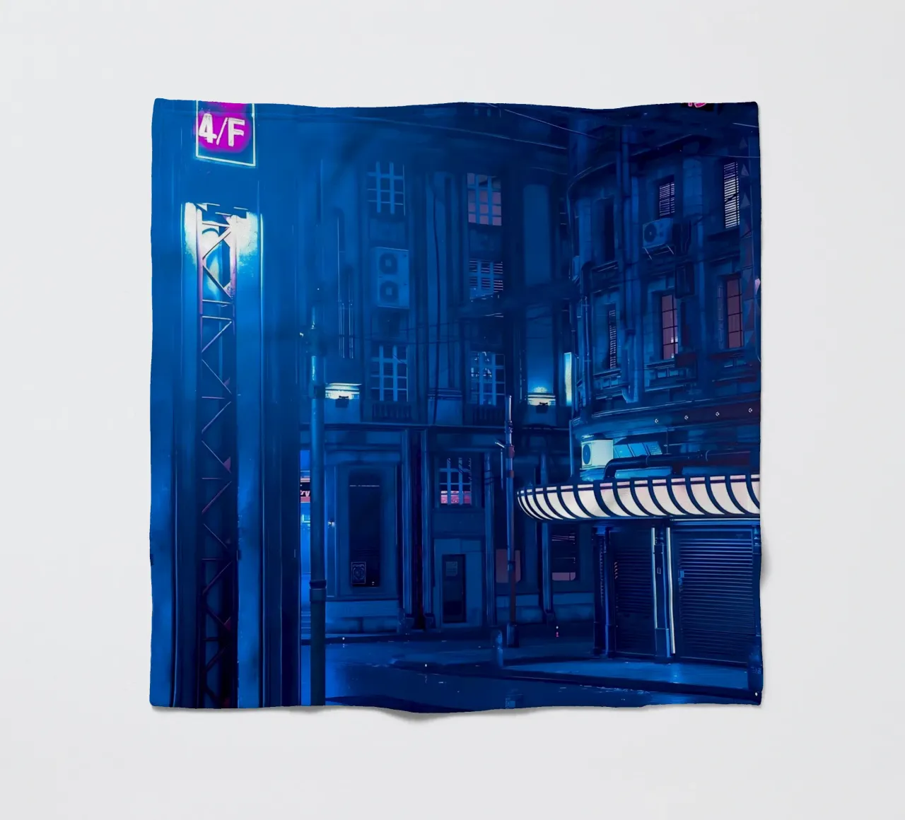Tono Cyberpunk coperta in pile da Delaplane