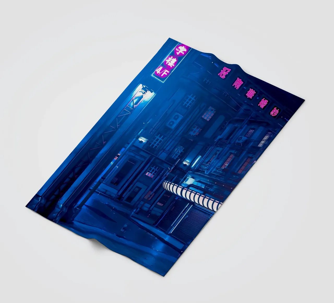 Tono Cyberpunk coperta in pile da Delaplane