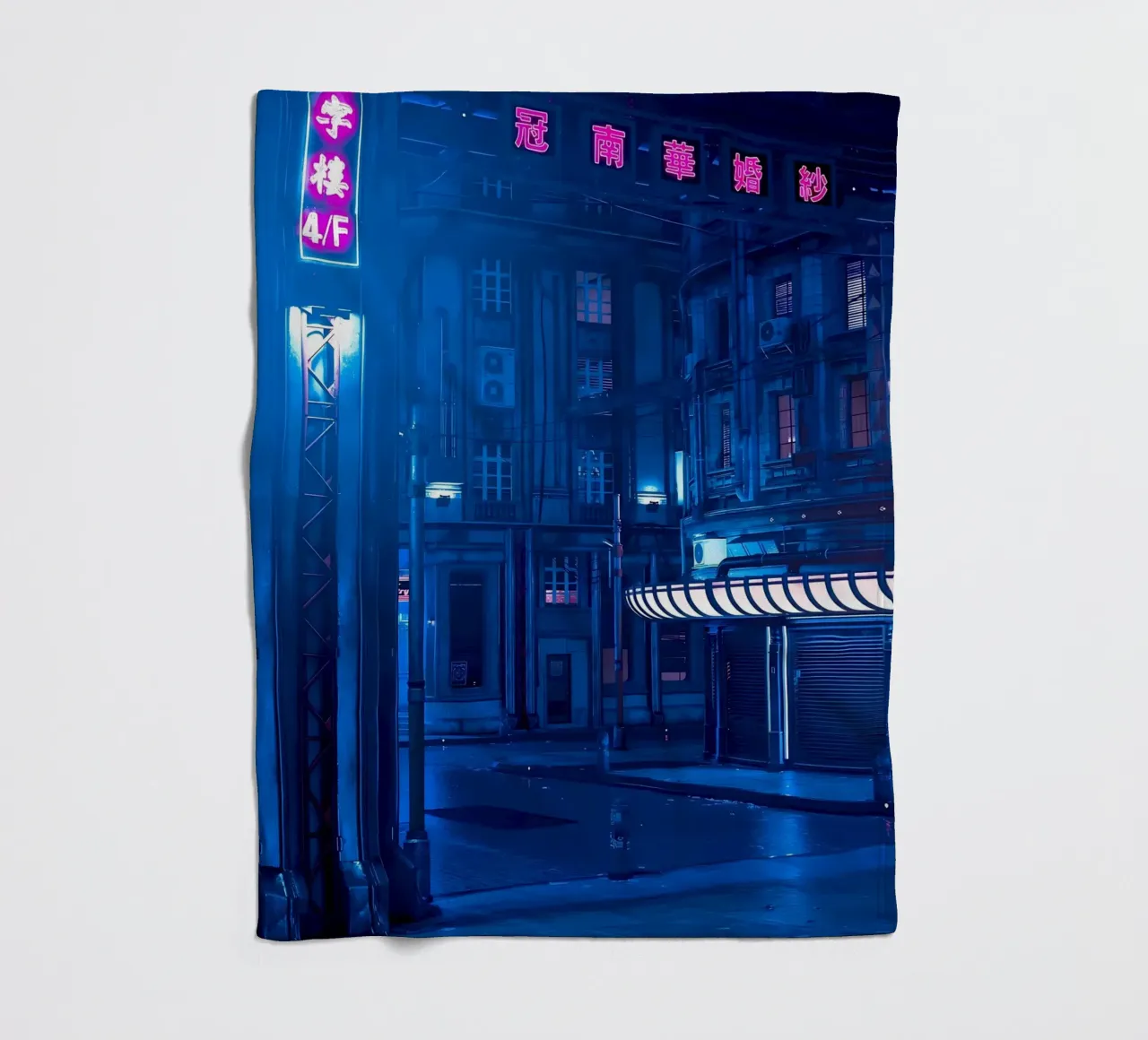Tono Cyberpunk coperta in pile da Delaplane