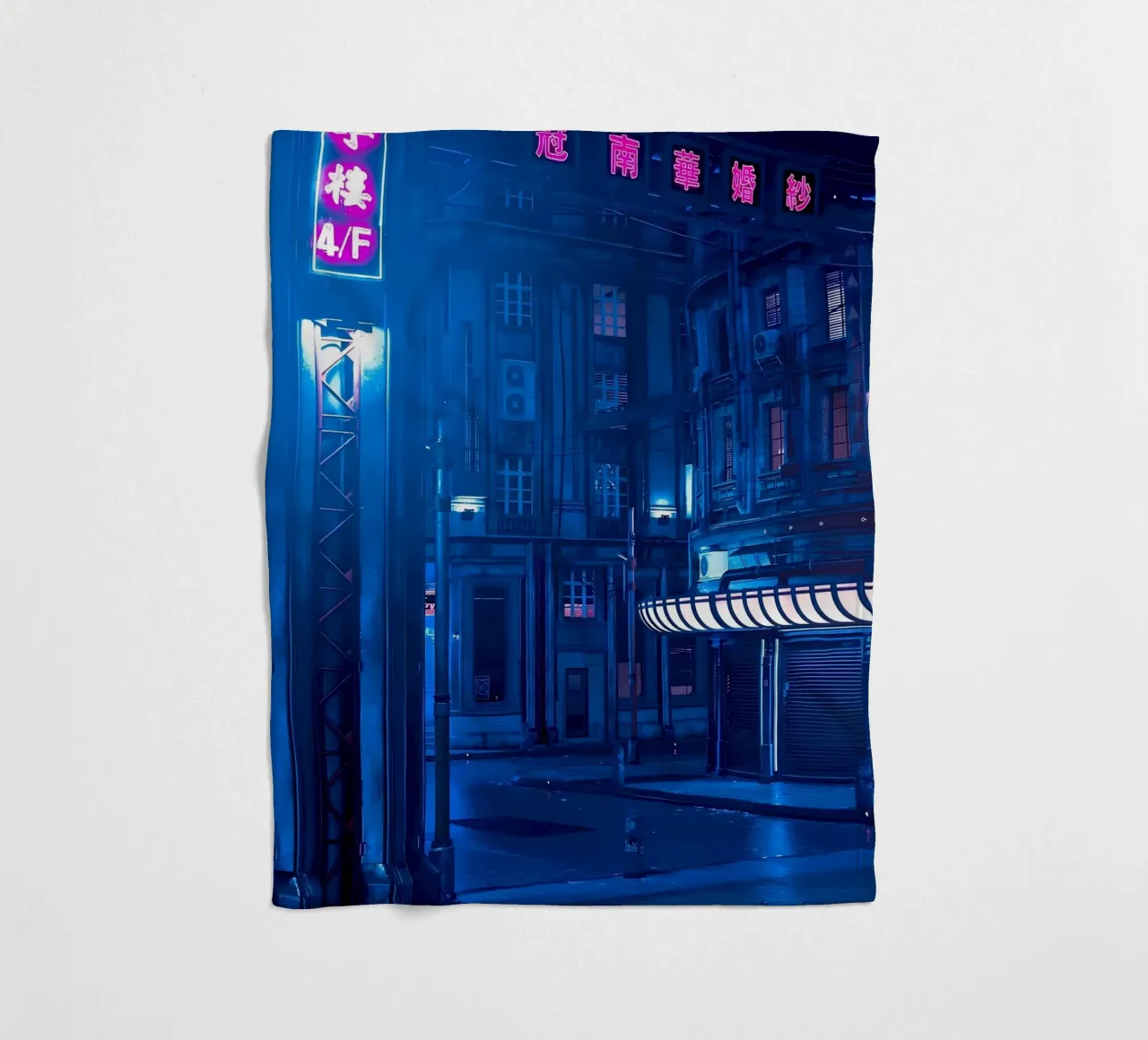 Tono Cyberpunk coperta in pile da Delaplane