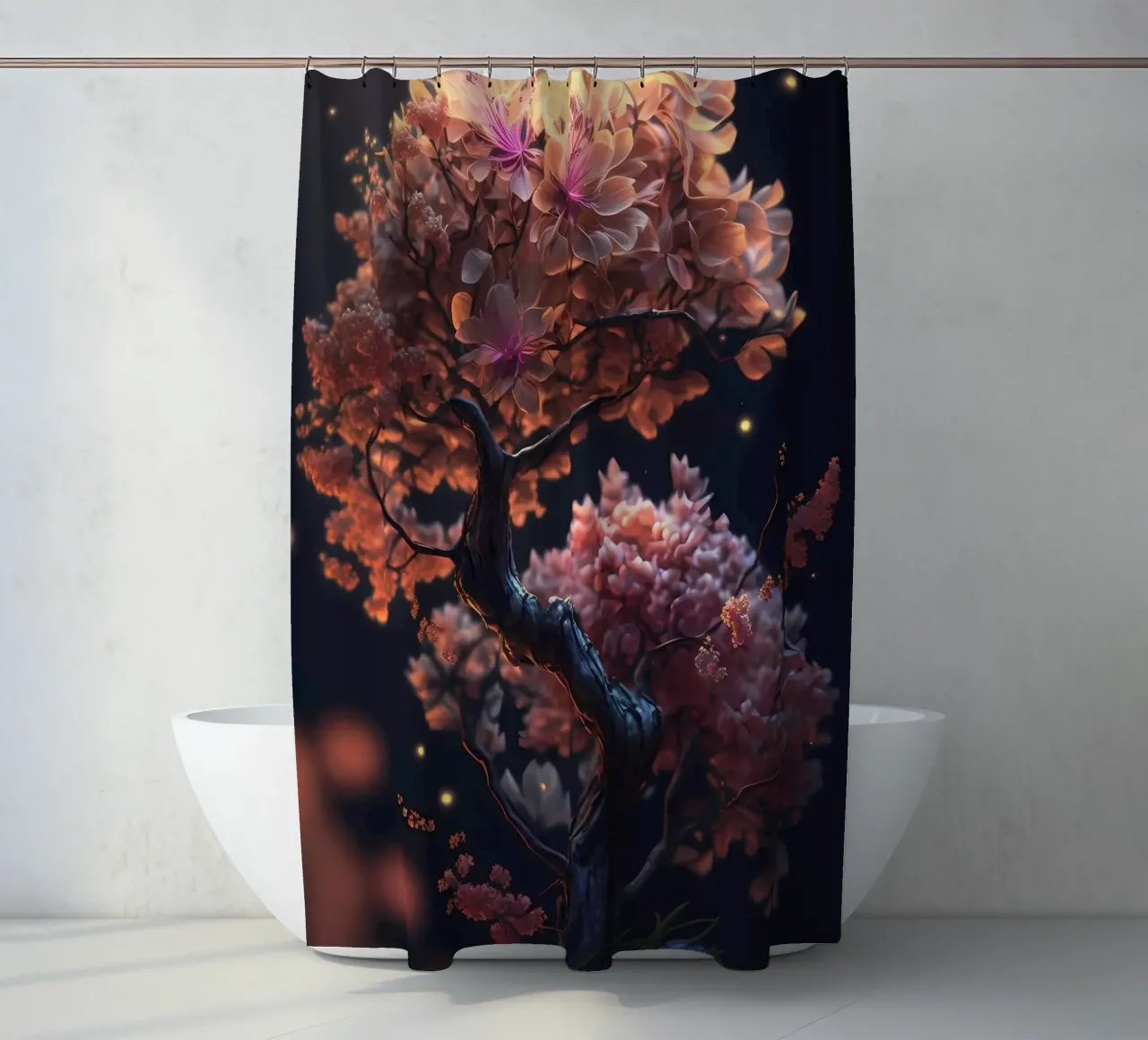 Albero dei ciliegi in fiore tenda da doccia da Mikesell