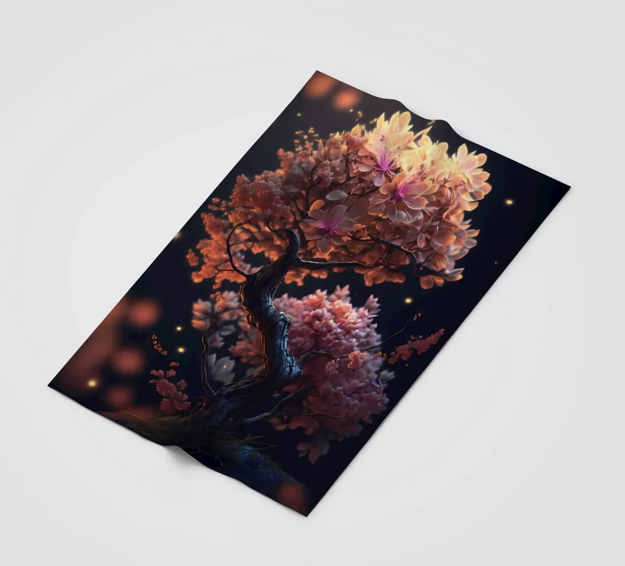 Albero dei ciliegi in fiore coperta in pile da Mikesell