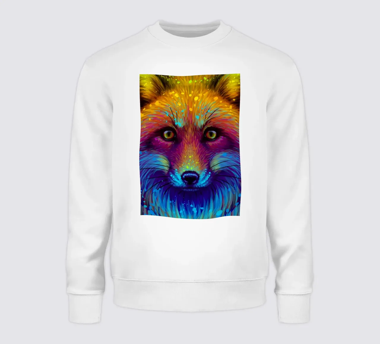 Volpe colorata felpa da Delaplane