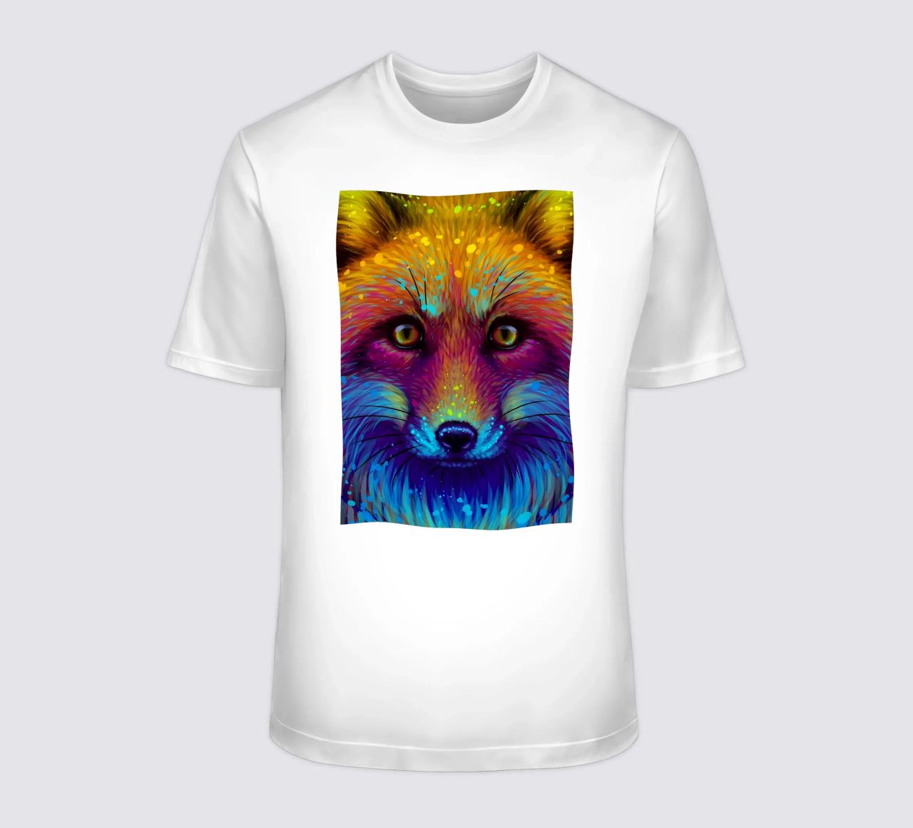 Volpe colorata t-shirt da Delaplane