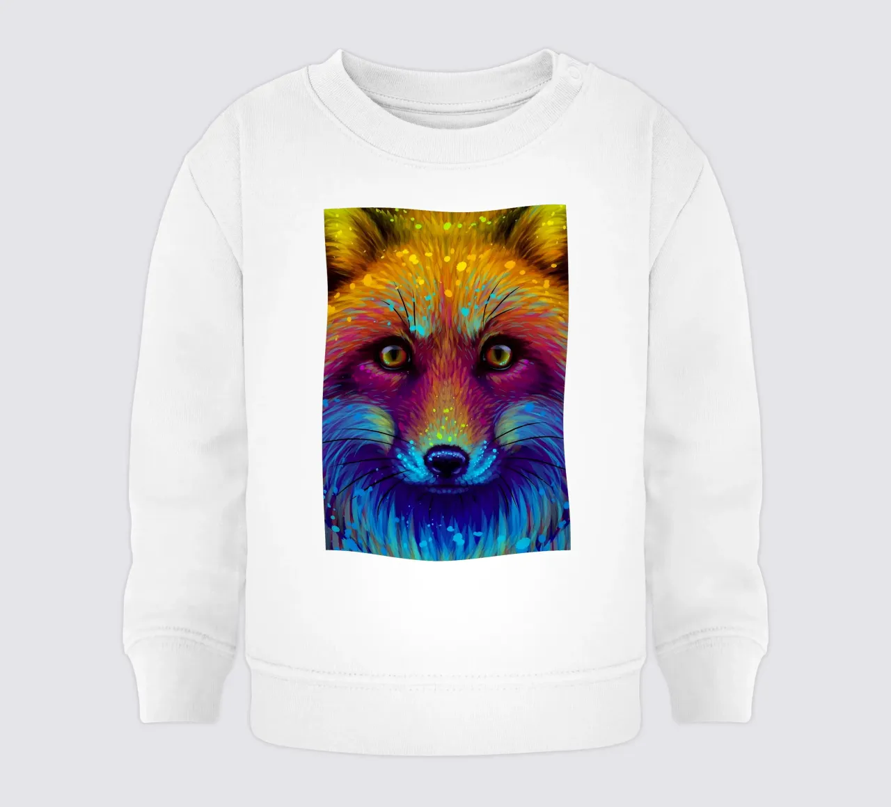 Renard coloré sweat pour bébé de Delaplane