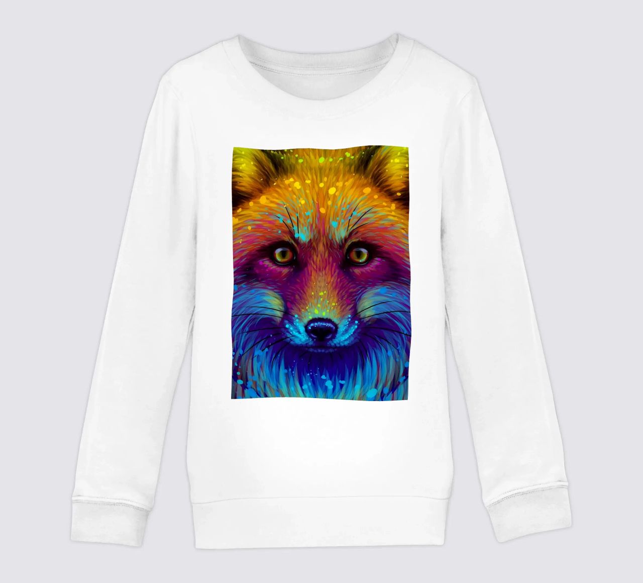 Zorro de colores sudadera para niño de Delaplane