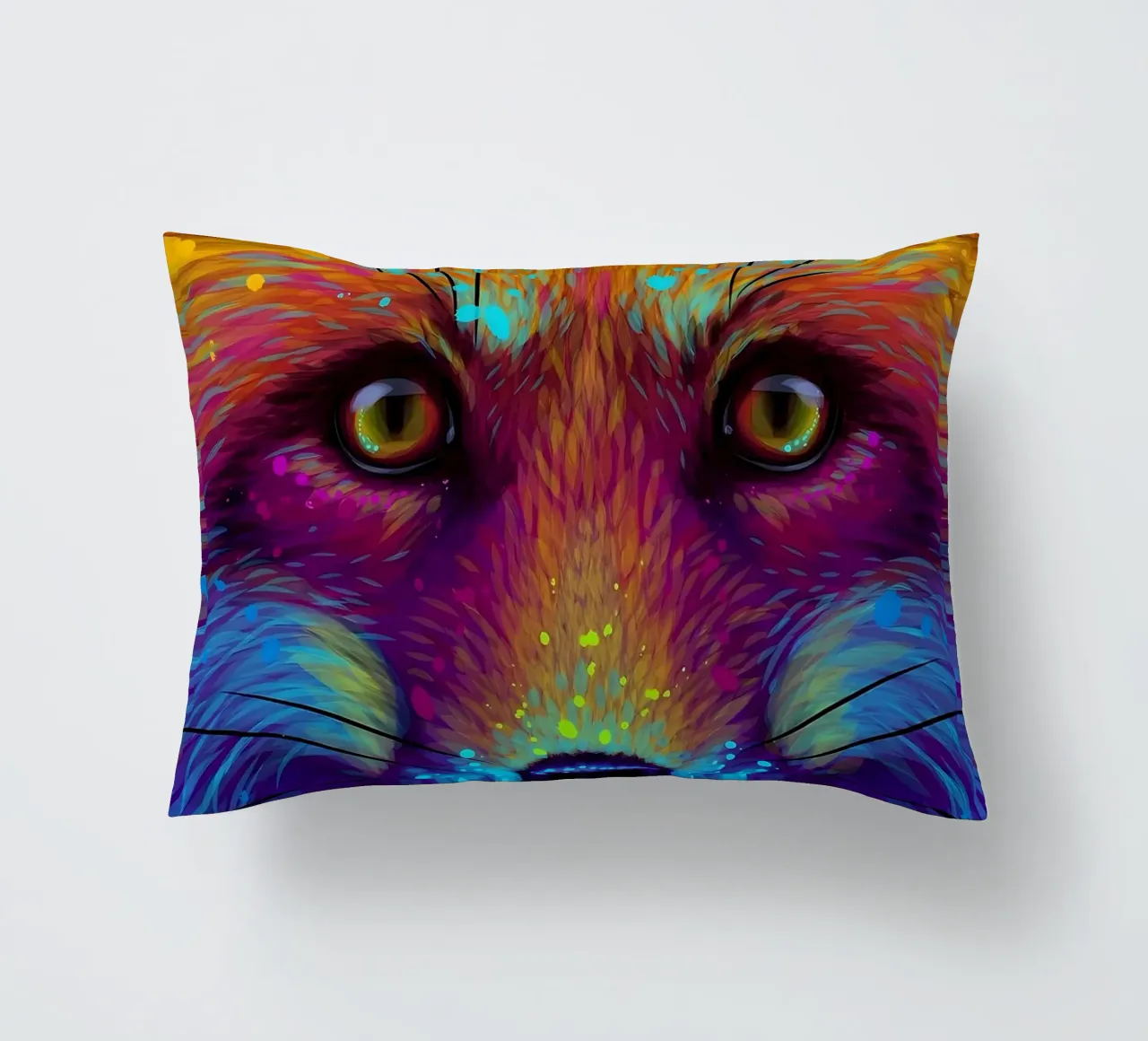 Volpe colorata cuscino da Delaplane