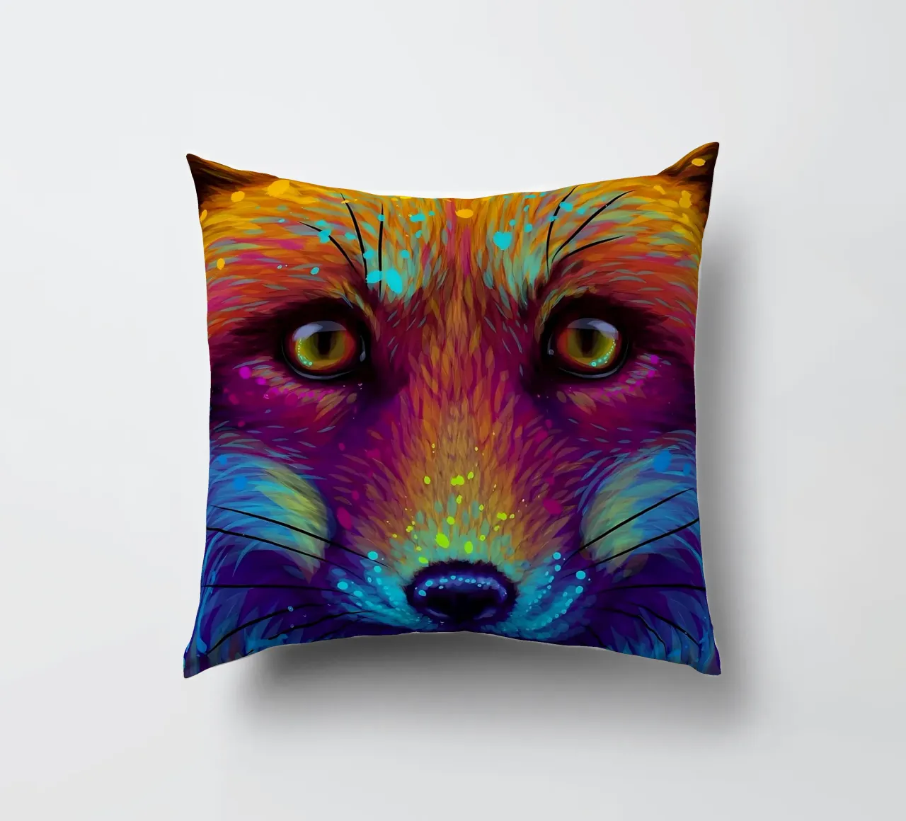 Volpe colorata cuscino da Delaplane