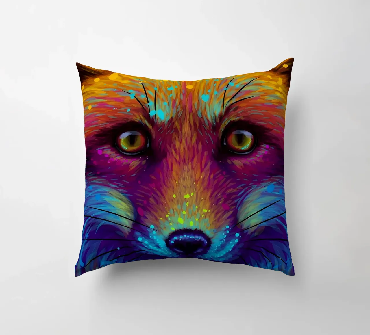 Volpe colorata cuscino da Delaplane