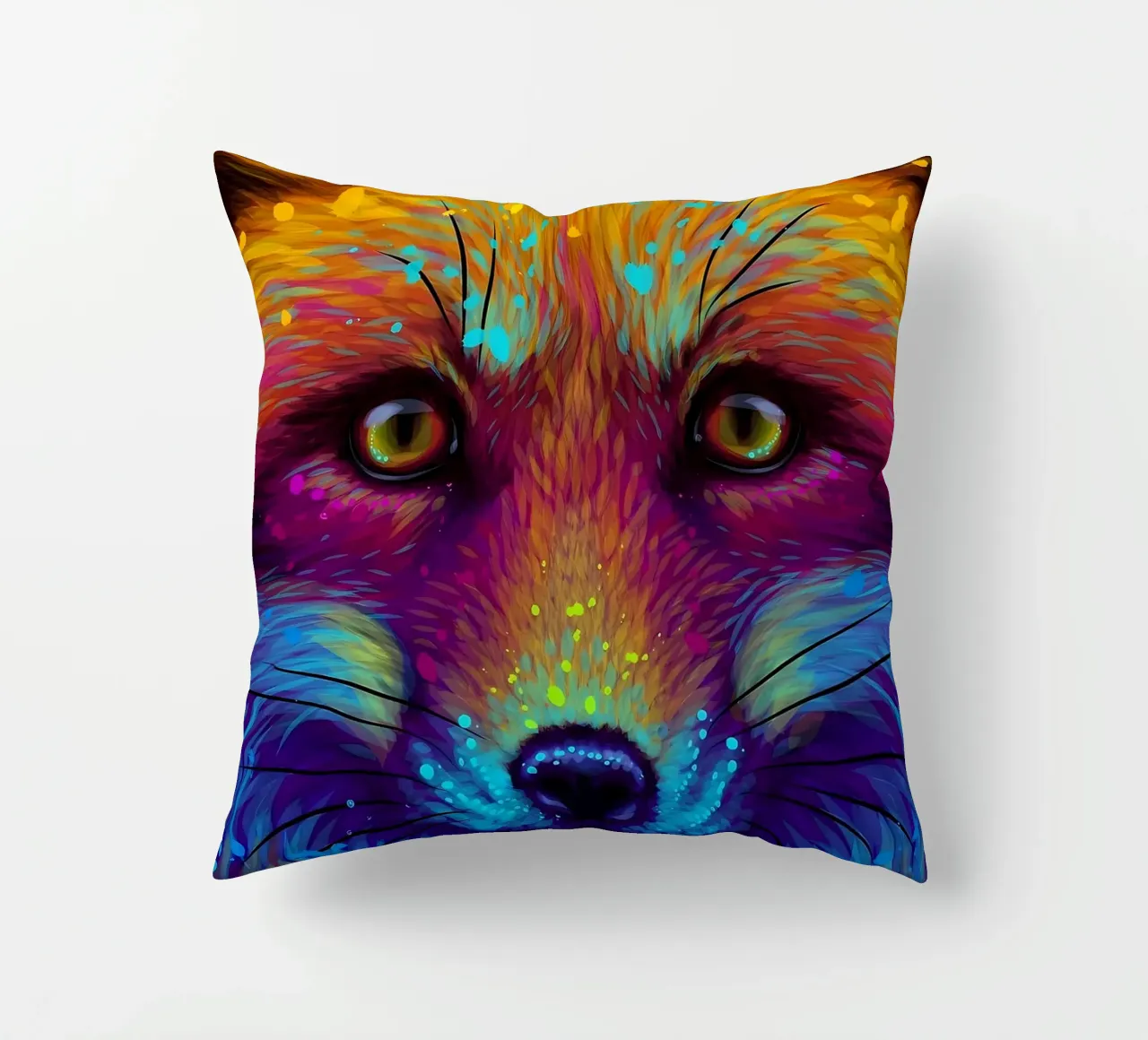 Volpe colorata cuscino da Delaplane