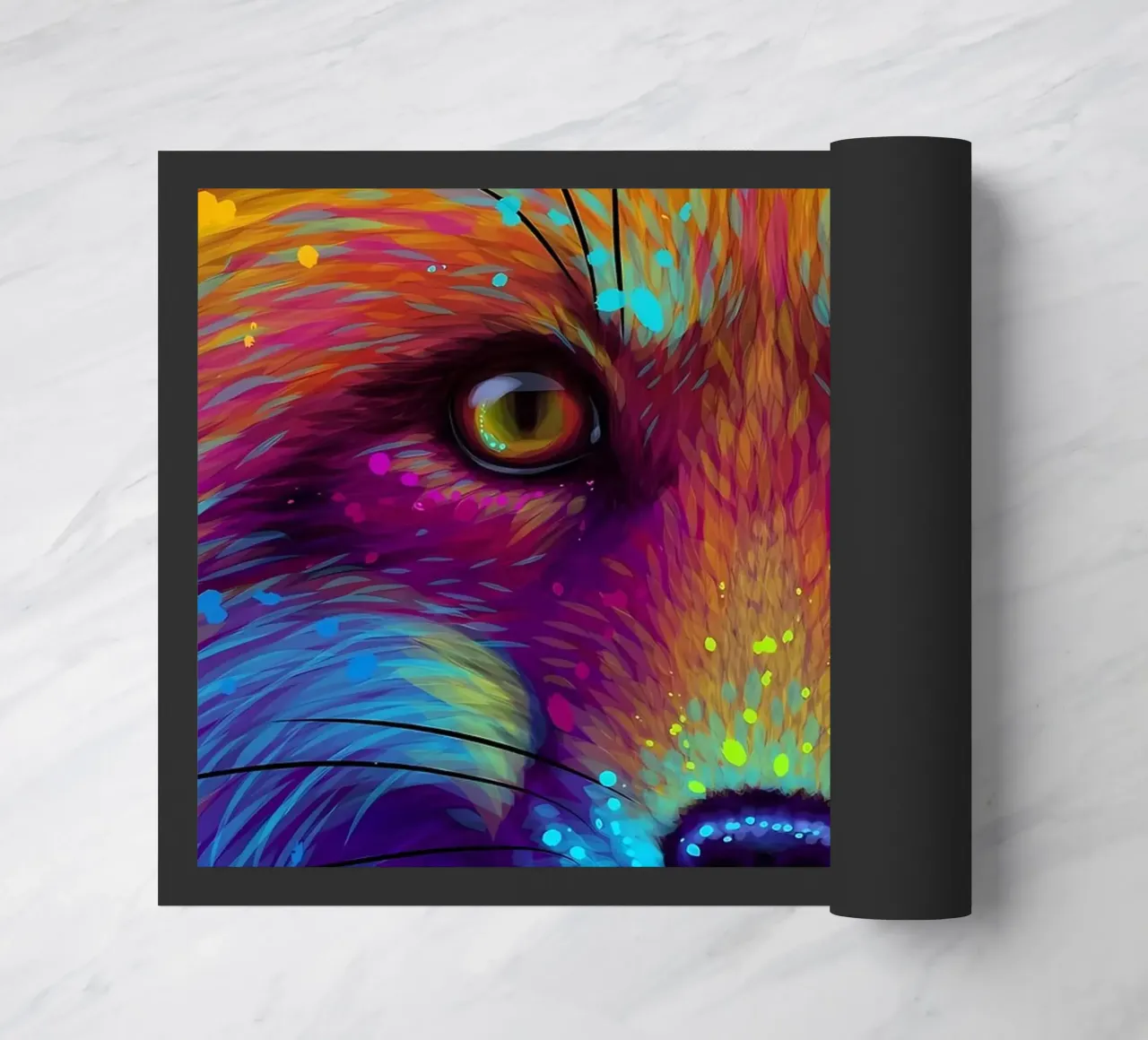 Volpe colorata zerbino da Delaplane