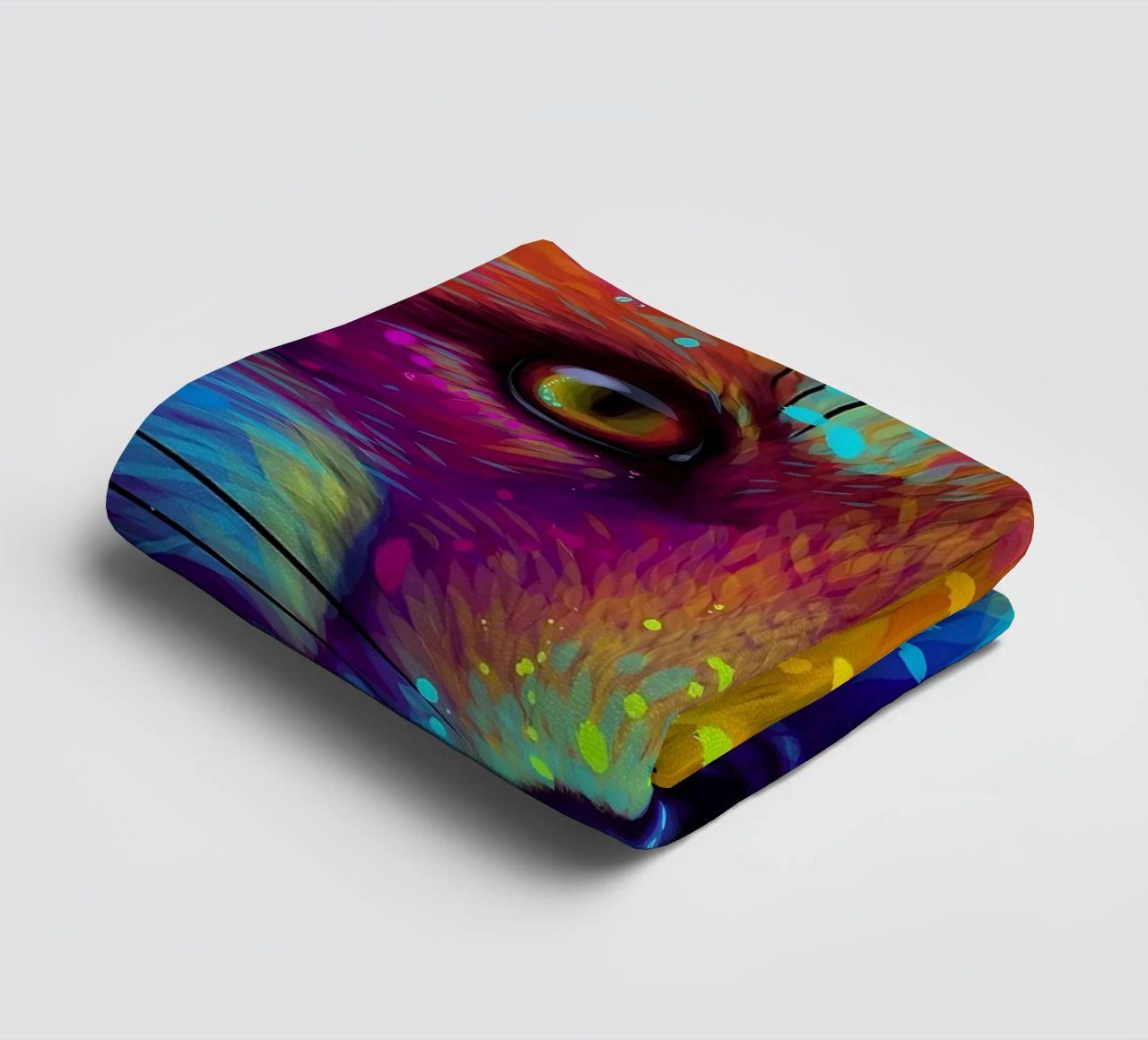 Volpe colorata asciugamano da bagno da Delaplane