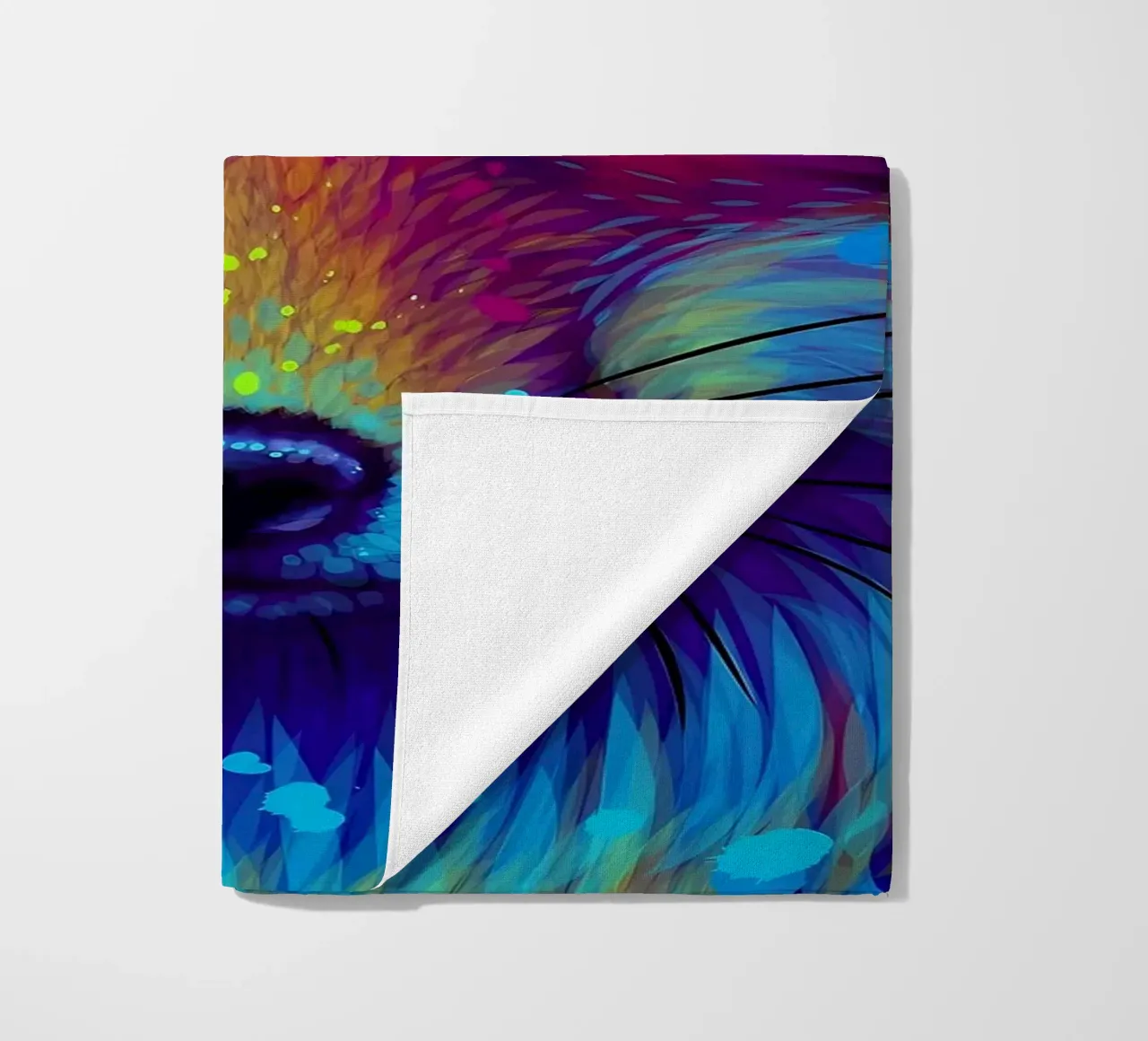 Volpe colorata telo mare da Delaplane