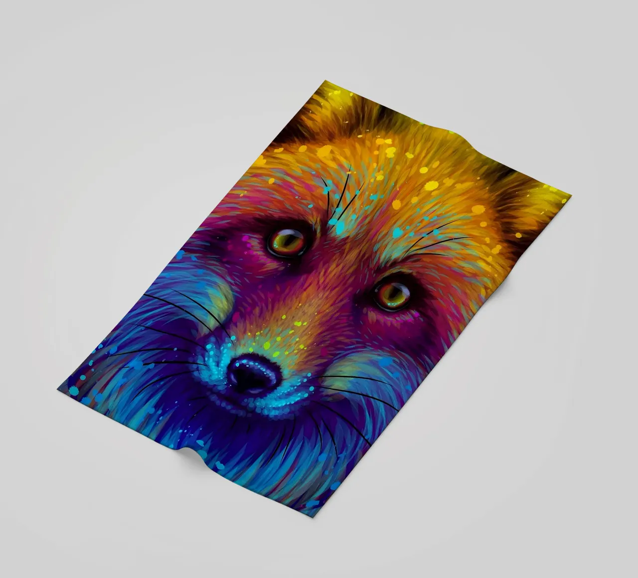 Volpe colorata telo mare da Delaplane