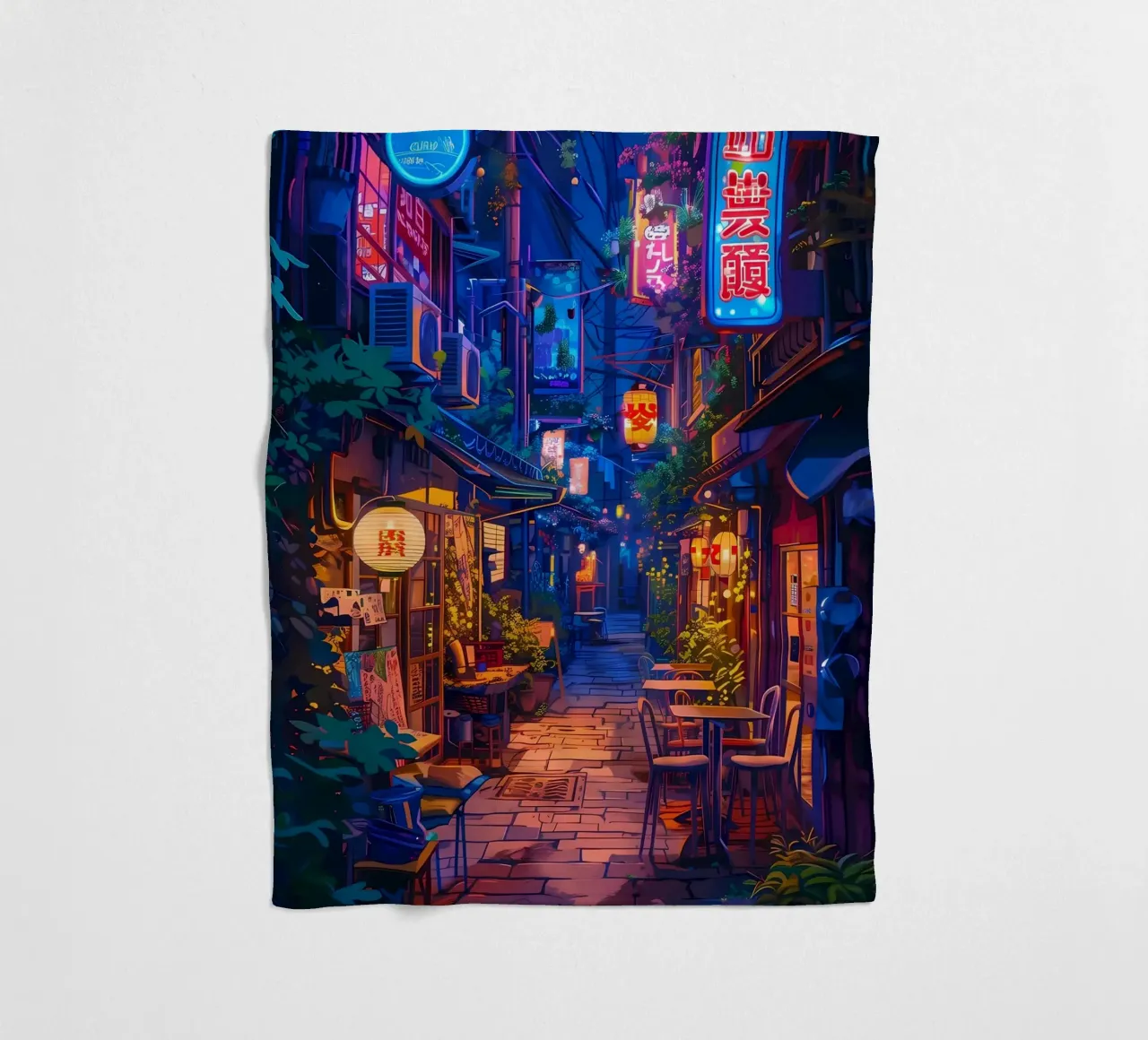 Accogliente via delle Anime coperta in pile da Ginnery