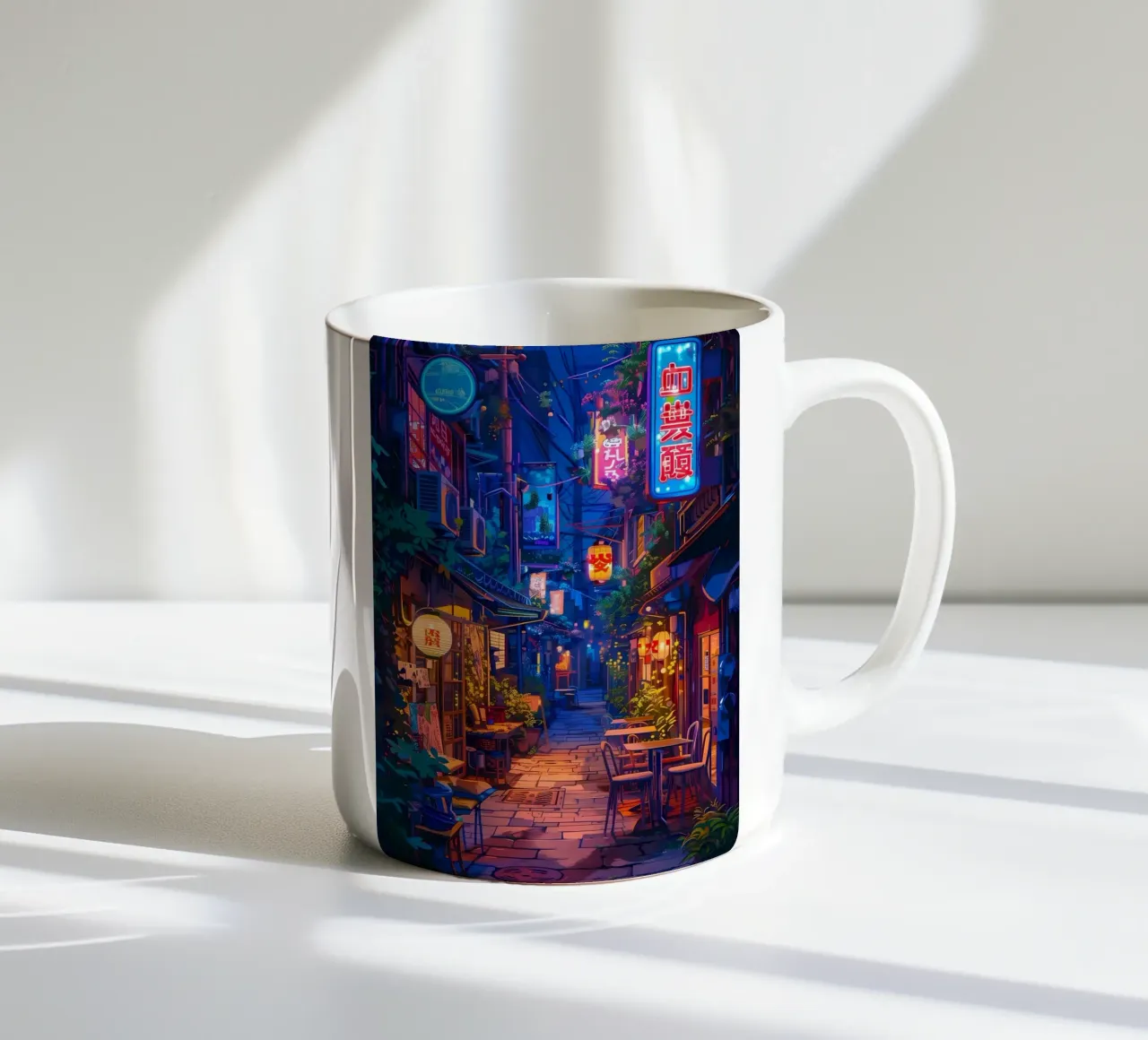 Accogliente via delle Anime tazza in ceramica da Ginnery