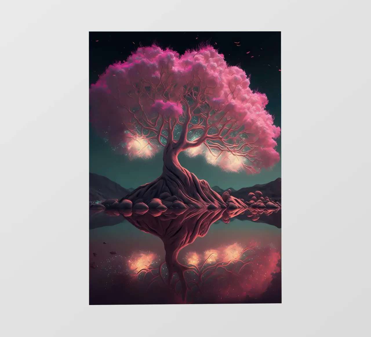 Albero dei ciliegi in fiore telo in pvc da Mikesell