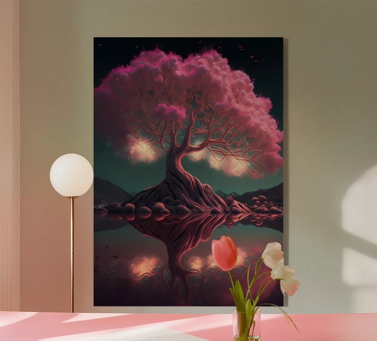 Albero dei ciliegi in fiore plexiglass da Mikesell