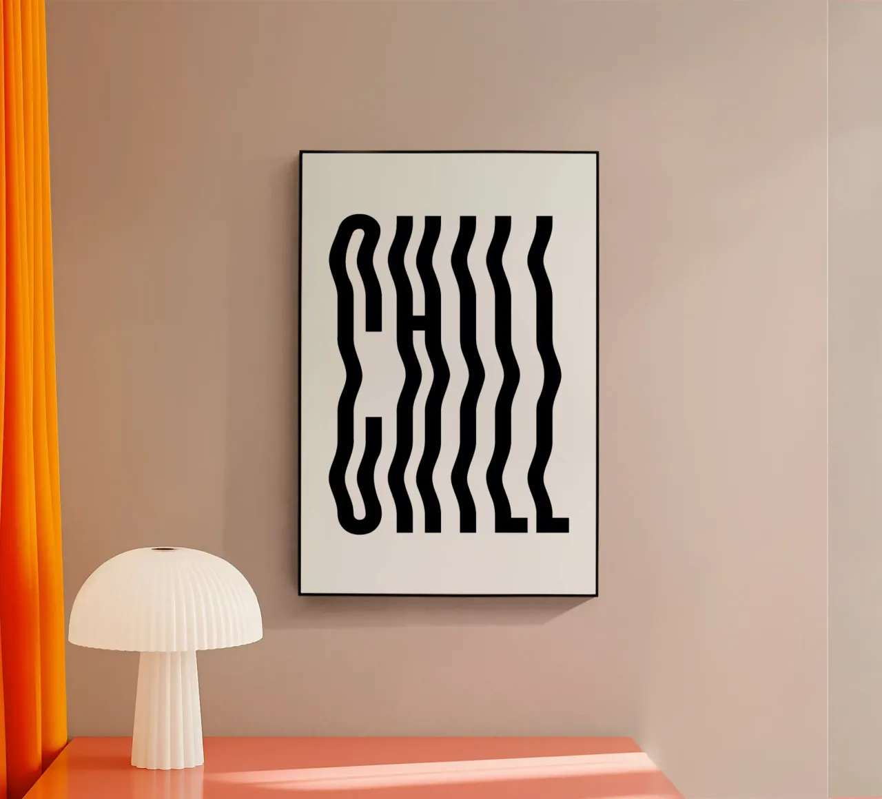 Chill Wavy plexiglass da Mottos by Sinan Saydik