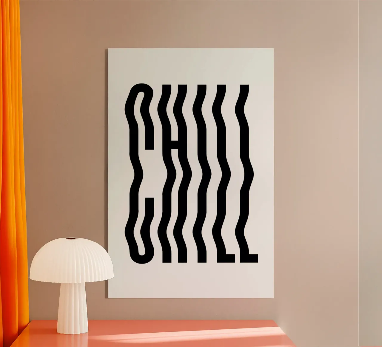 Chill Wavy plexiglass da Mottos by Sinan Saydik