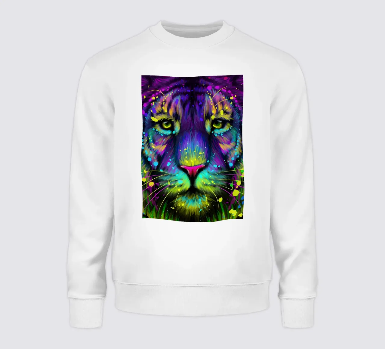 Tigre colorata felpa da Delaplane