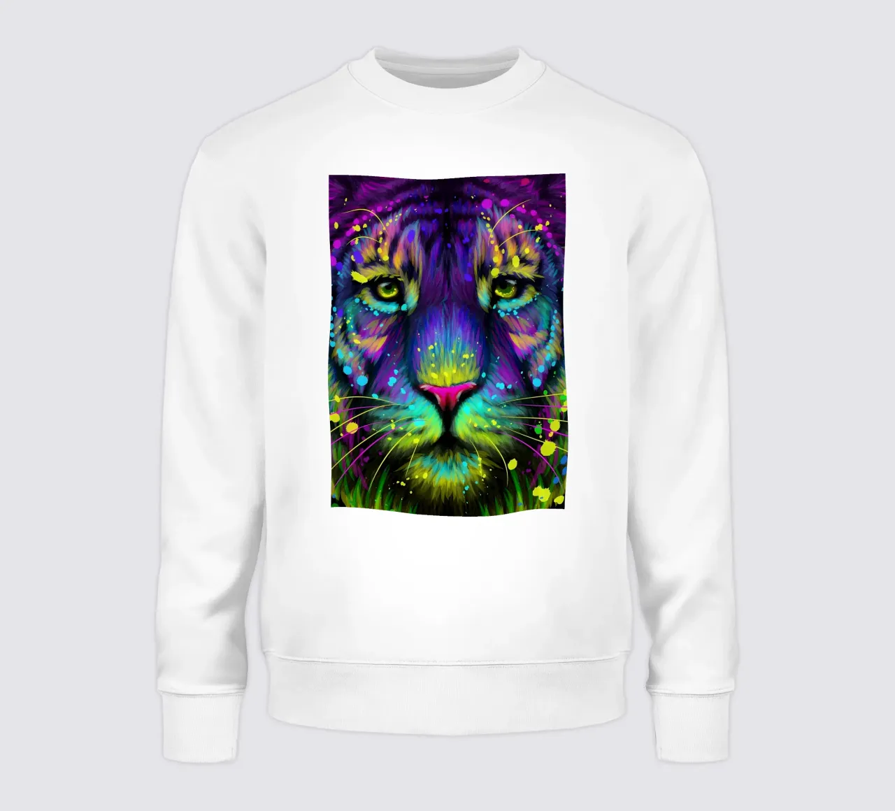 Tigre colorata felpa da Delaplane