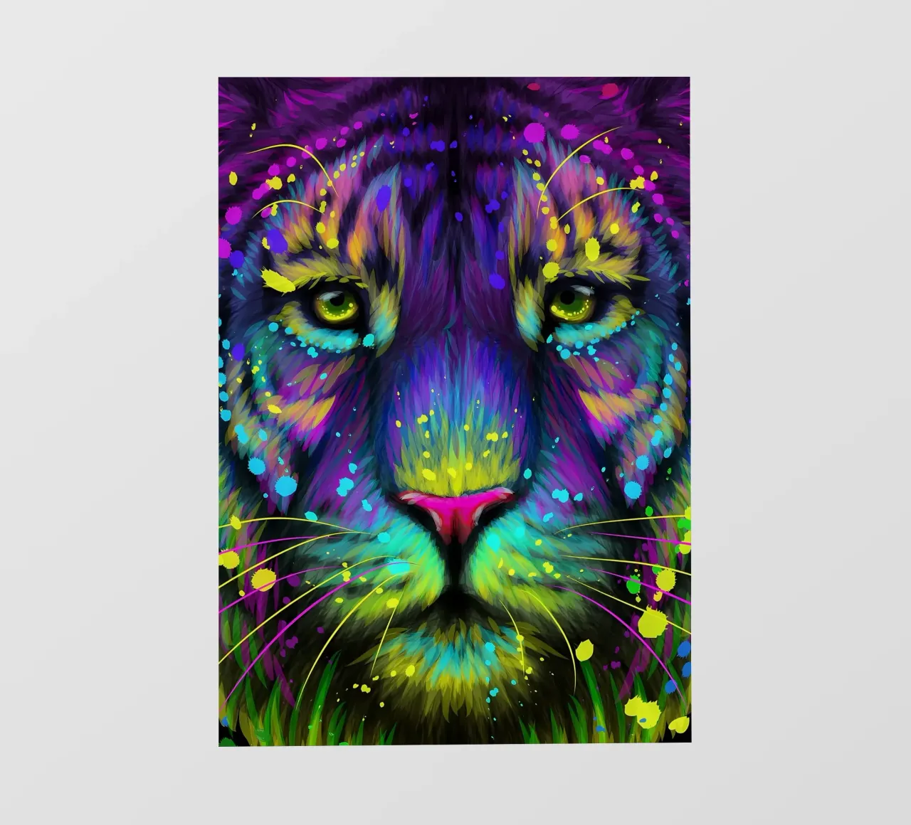 Tigre colorata telo in pvc da Delaplane