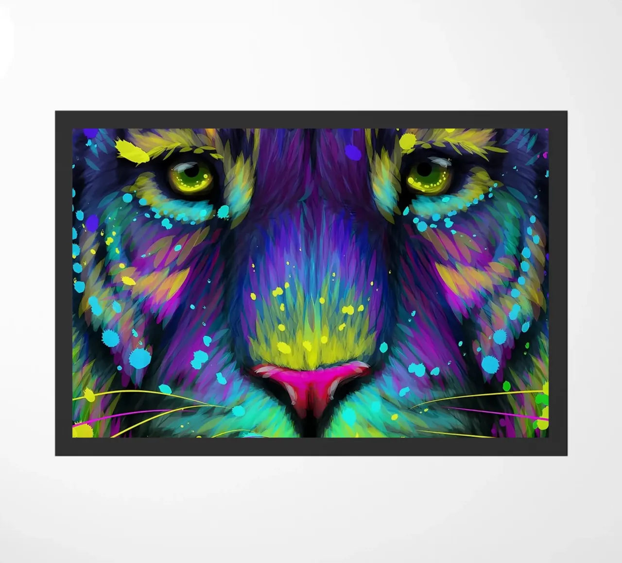Tigre colorata zerbino da Delaplane