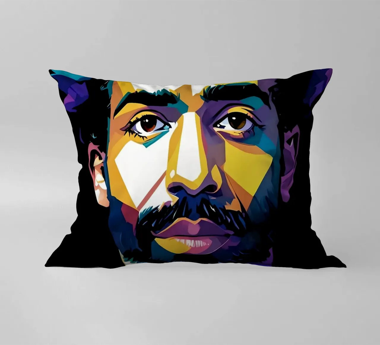 Ritratto di Mohammed Salah cuscino da BONANZA