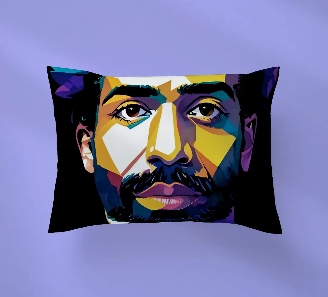 Ritratto di Mohammed Salah cuscino da BONANZA