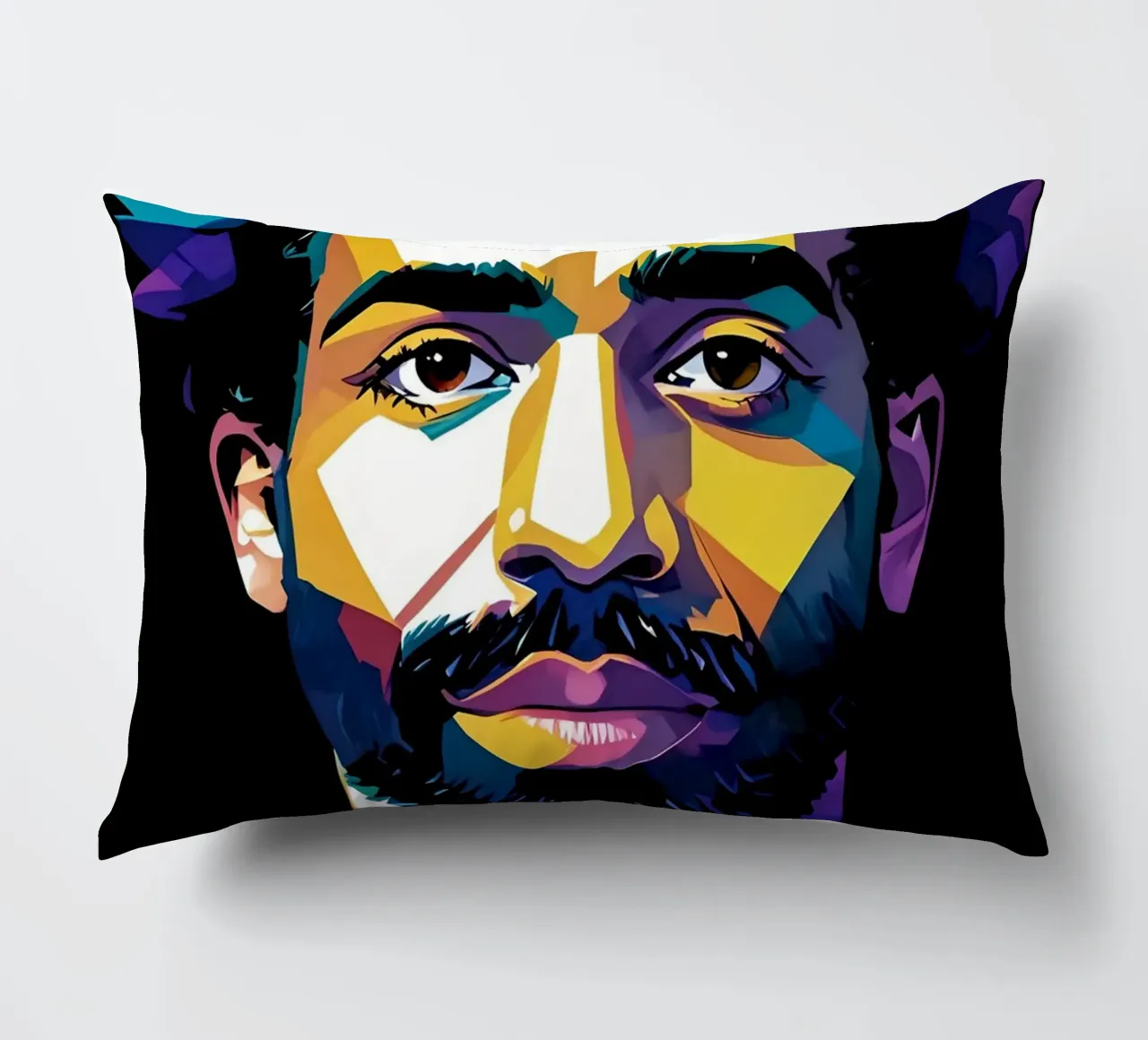 Ritratto di Mohammed Salah cuscino da BONANZA