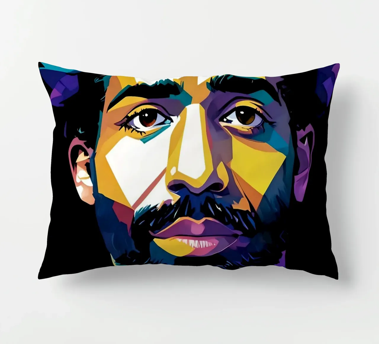 Ritratto di Mohammed Salah cuscino da BONANZA
