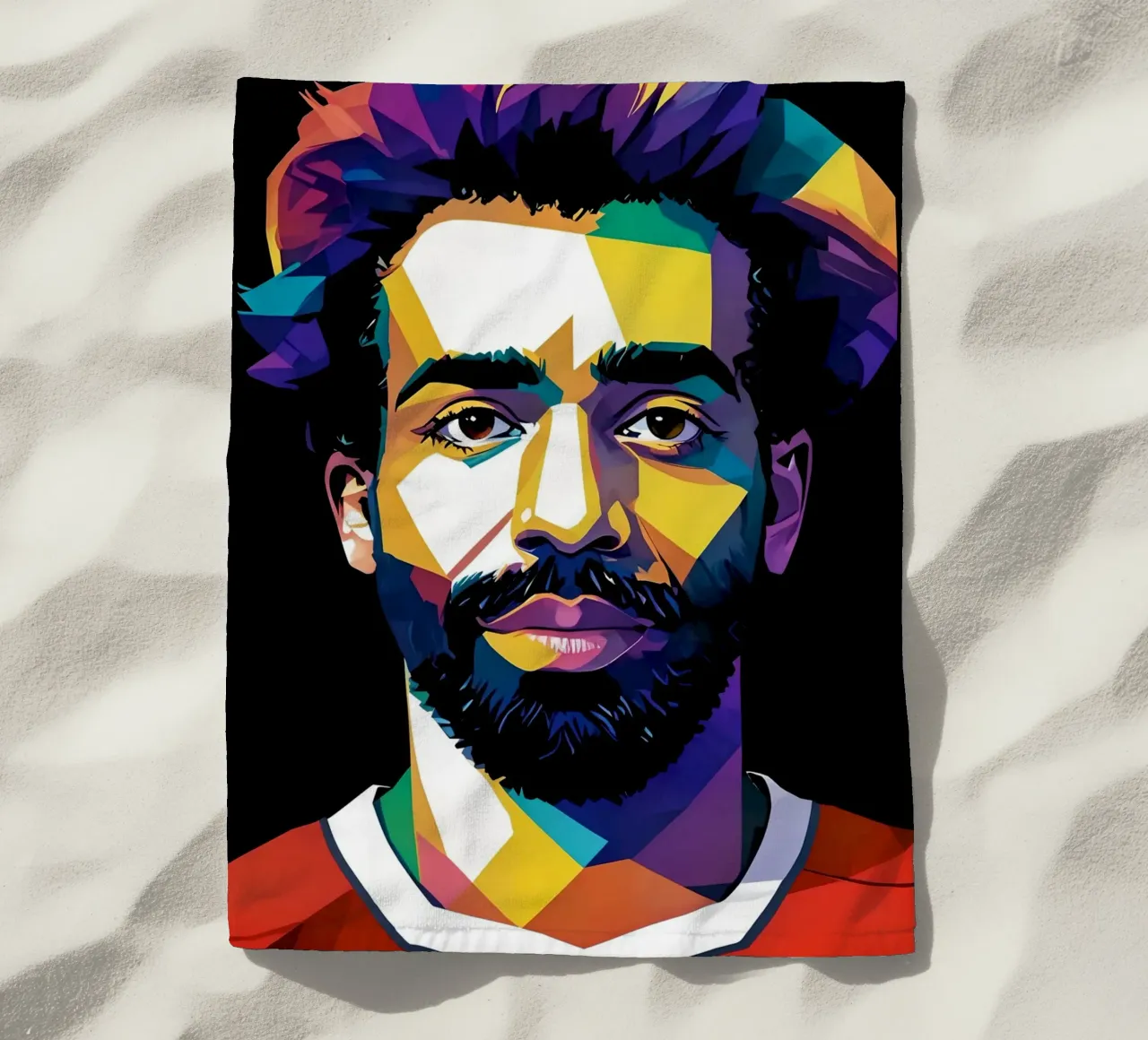 Ritratto di Mohammed Salah telo mare da BONANZA