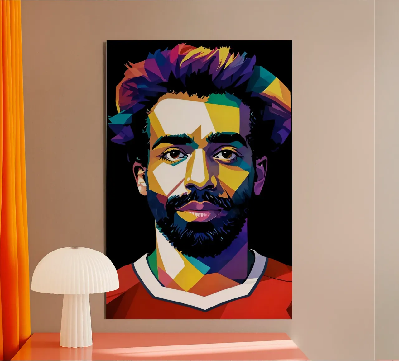 Mohammed Salah portrait forex plate by BONANZA