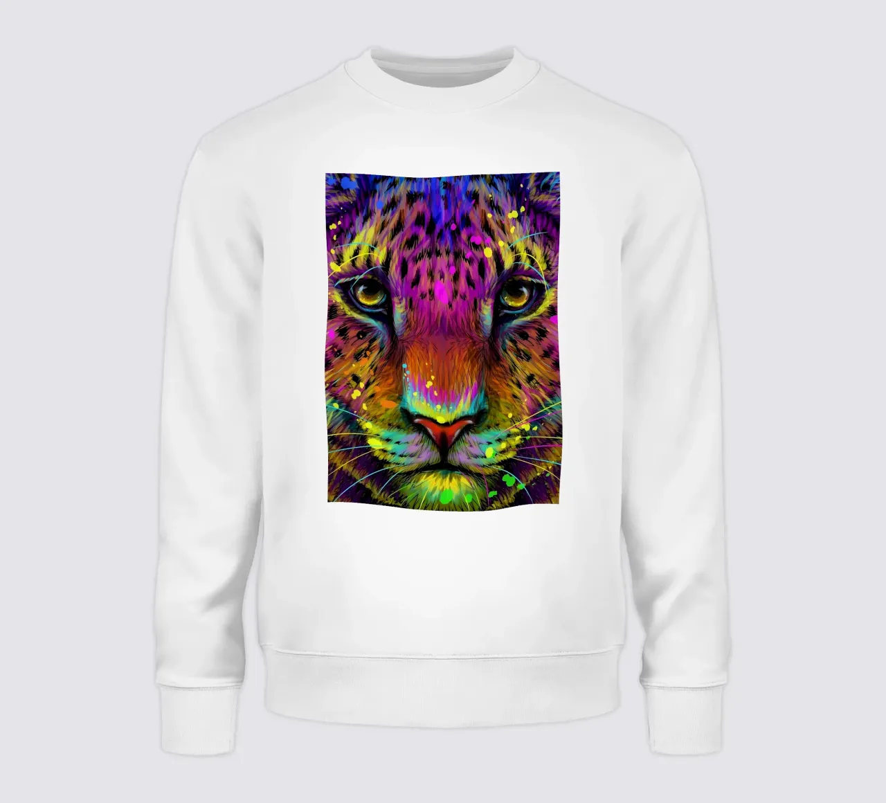 Giaguaro colorato felpa da Delaplane