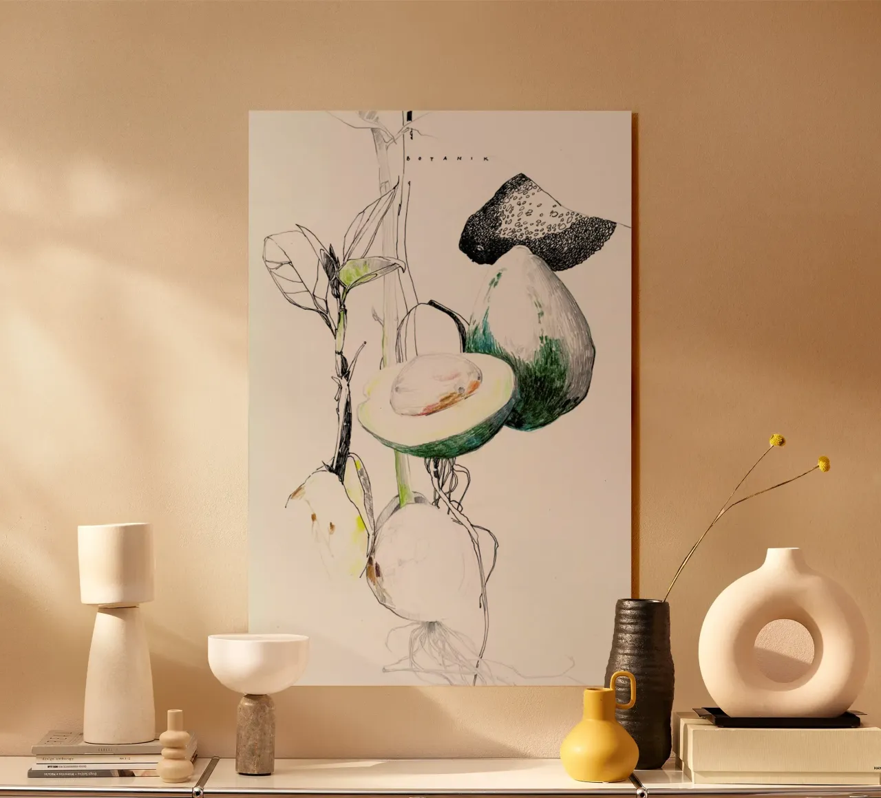 Avocado plexiglass da Mala Alani