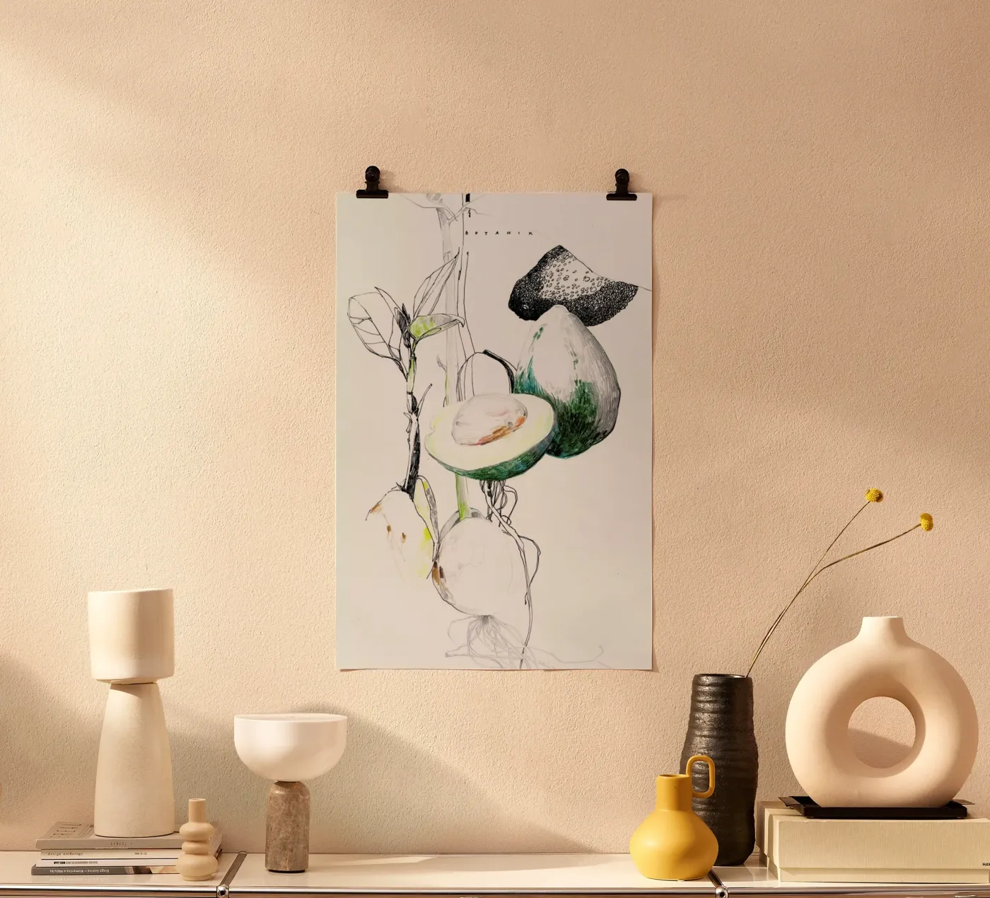 Avocado Poster von Mala Alani