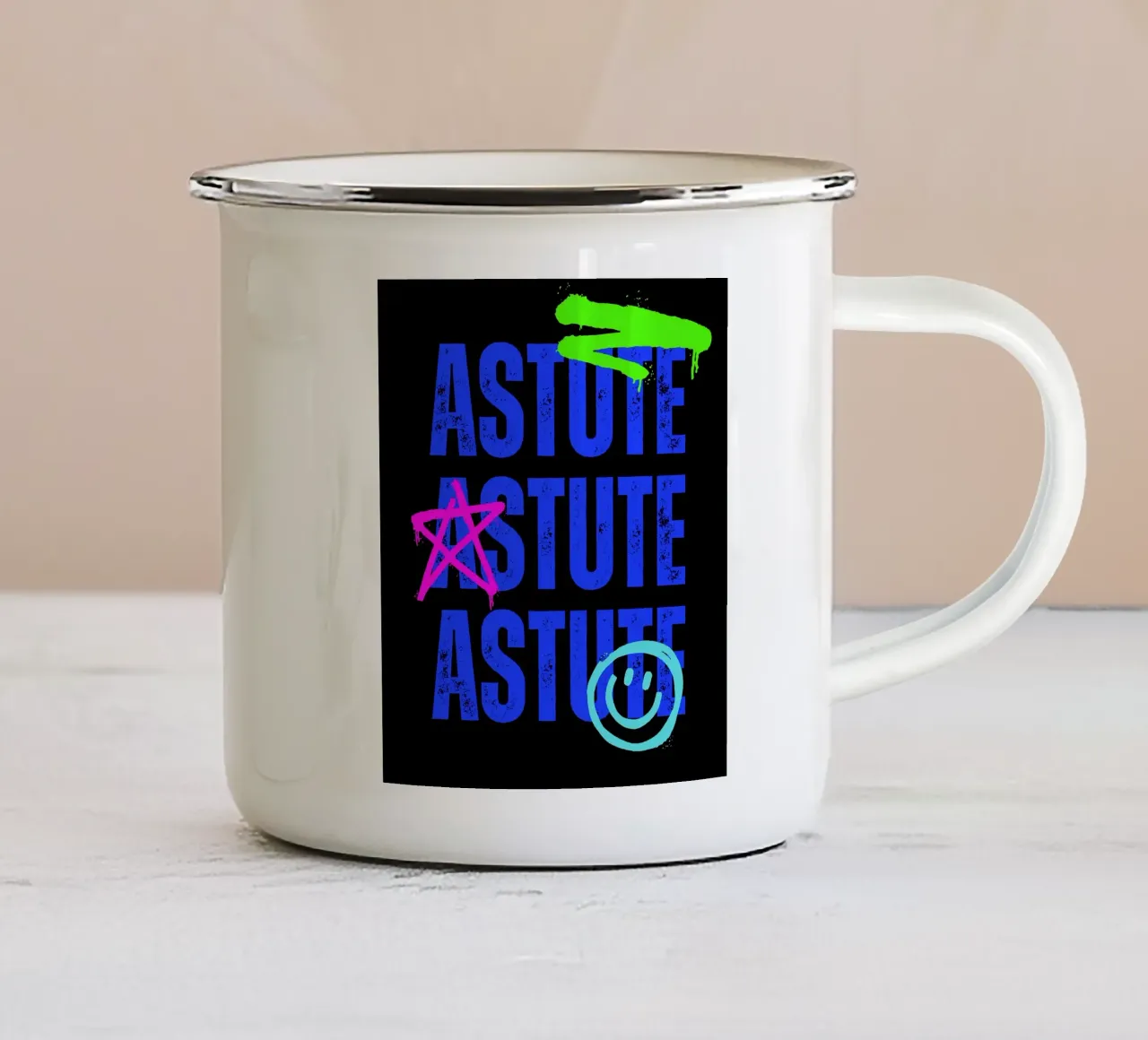 Motivational Quotes tazza in smalto da Dreamer10