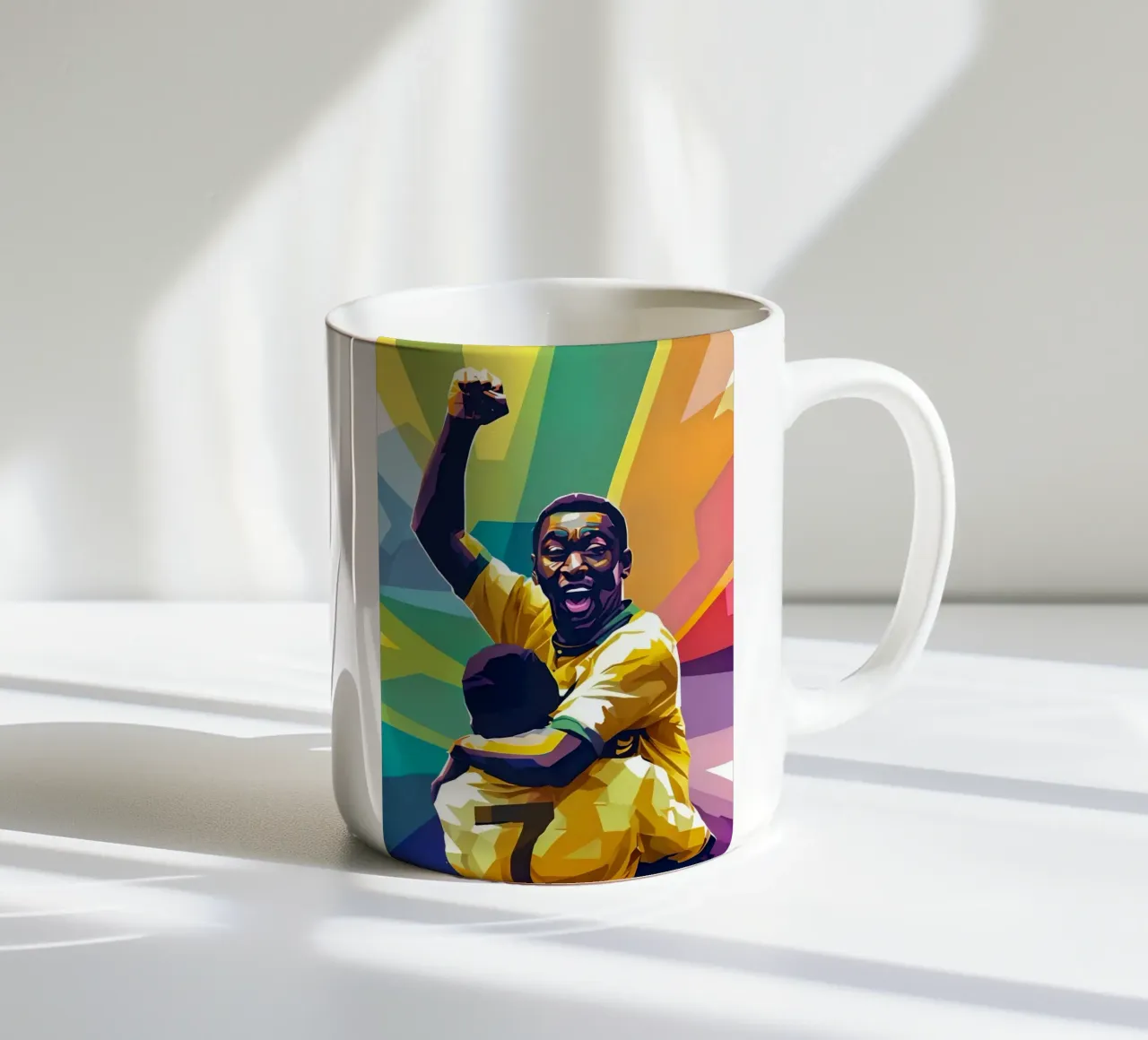 Ritratto di Pele tazza in ceramica da BONANZA
