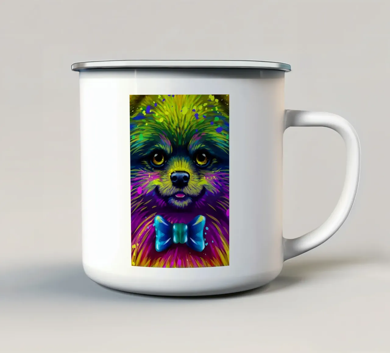Spitz colorato tazza in smalto da Delaplane