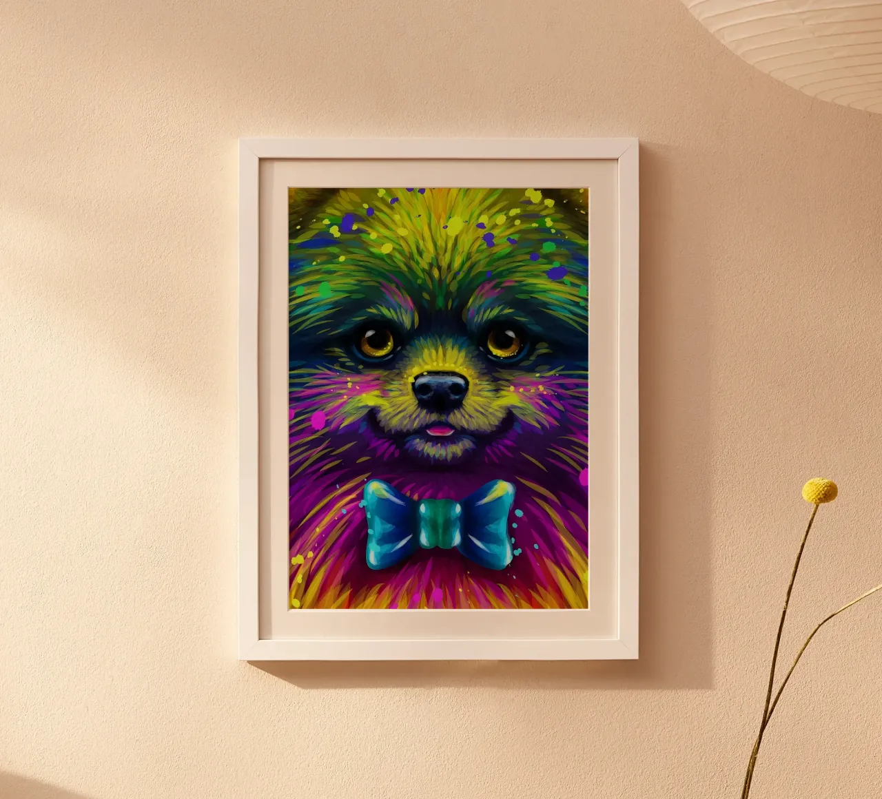 Spitz colorato poster da Delaplane