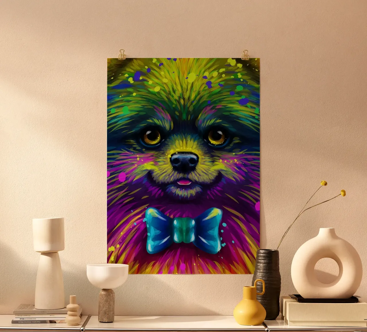 Spitz colorato poster da Delaplane