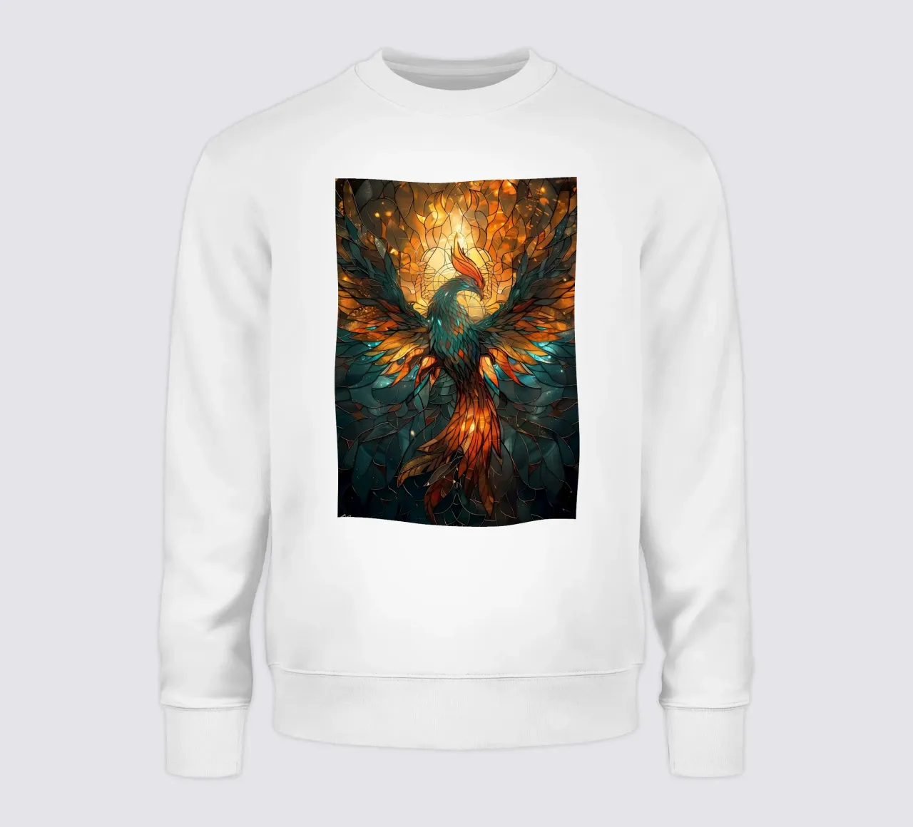 Uccello Fenice Kintsugi felpa da Ginnery